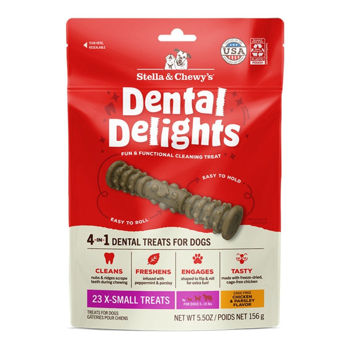 Stella & Chewy's Dog Dental Delights Xsmall 23 Pack - Petsplace.store