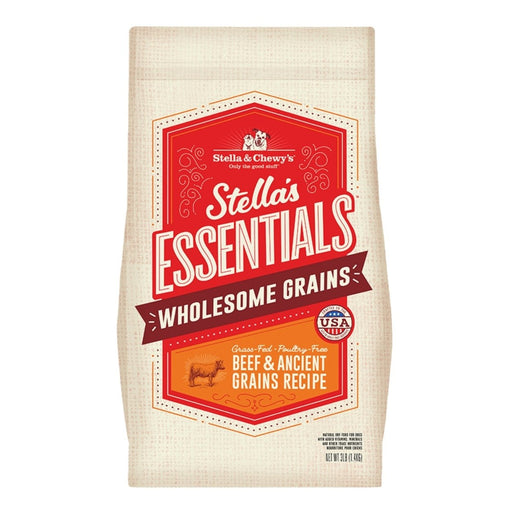 Stella & Chewy's Dog Essential Beef & Ancestrial Grains 25Lb - Petsplace.store