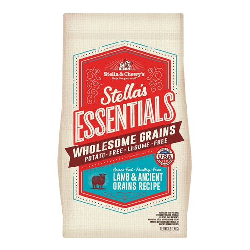 Stella & Chewy's Dog Essentials Lamb & Ancient Grains 3Lb - Petsplace.store