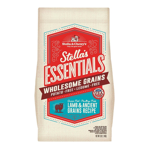 Stella & Chewy's Dog Essentials Lamb & Ancient Grains 3Lb - Petsplace.store