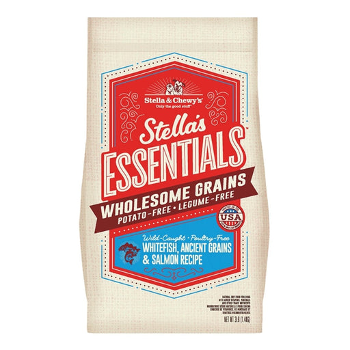 Stella & Chewy's Dog Essentials Whitefish & Ancient Grains 3Lb - Petsplace.store