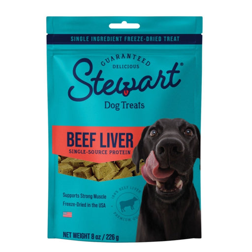 Stewart Single Ingredient Freeze Dried Dog Treats Beef Liver, 1ea/8oz. - Petsplace.store