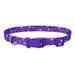 Styles Adjustable Dog Collar Purple 5/8 x 10 - 14 In - Petsplace.store