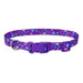 Styles Adjustable Dog Collar Purple X - Small 3/8 x 8 - 12 In - Petsplace.store