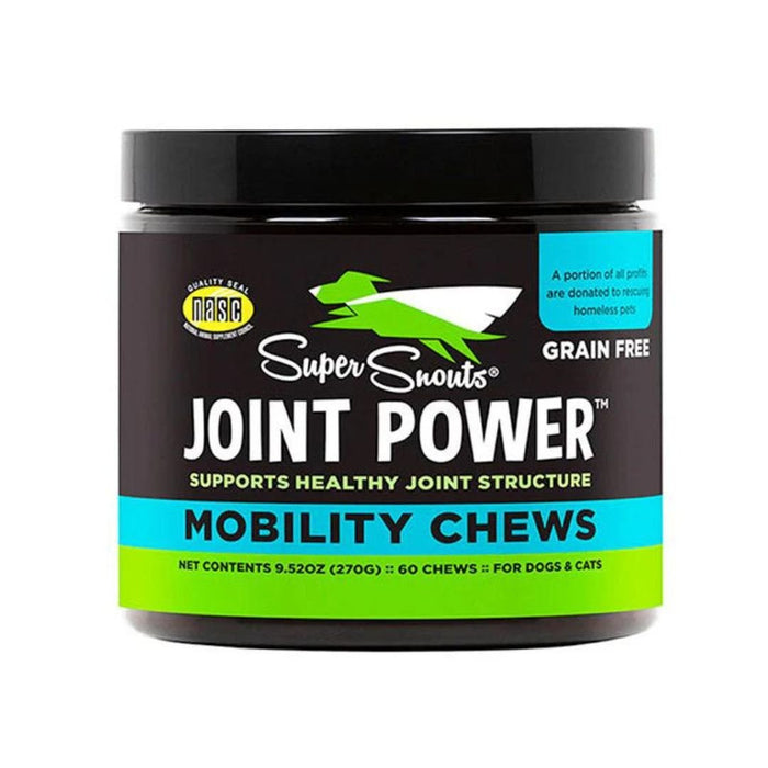 Super Snouts Dog Joint Power Chew Mussel 60Ct - Petsplace.store