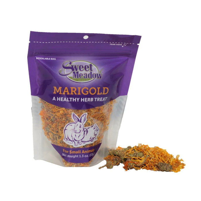 Sweet Meadow Farm Marigold Healthy Herb Small Animal Treat 1ea/1.3oz. - Petsplace.store