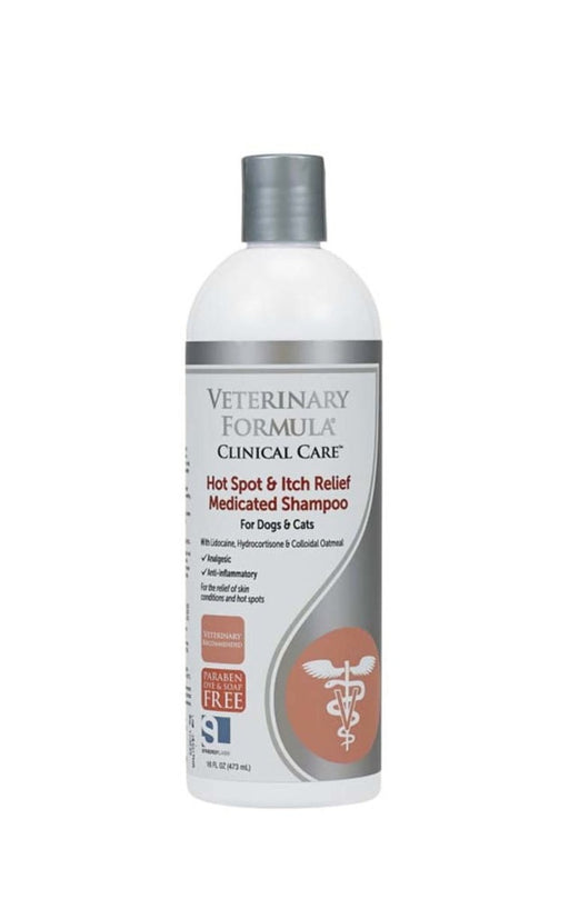 Synergy Labs Veterinary Formula Clinical Care Hot Spot shampoo 1ea/16 fl oz - Petsplace.store