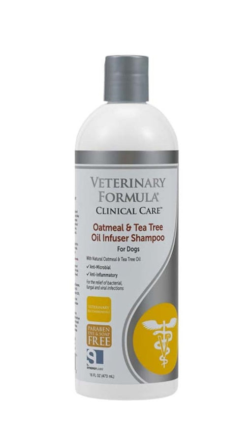 Synergy Labs Veterinary Formula Clinical Care Oatmeal & Tea Tree Oil Shampoo 1ea/16 fl oz - Petsplace.store