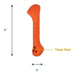 Tall Tails Dog Goat Bone Orange 9 Inch - Petsplace.store