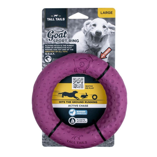 Tall Tails Dog Goat Ring Purple 7 Inch - Petsplace.store