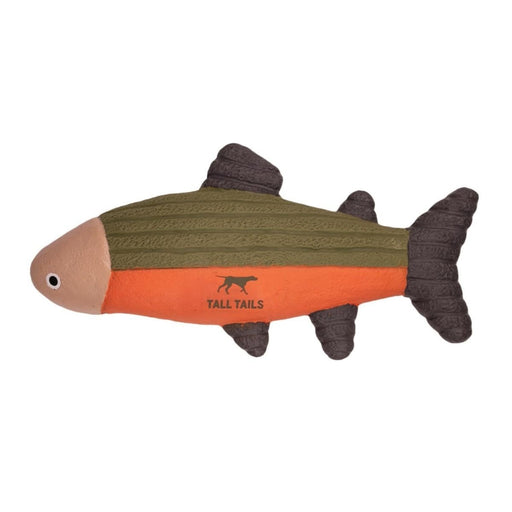 Tall Tails Dog Squeaker Latex Fish 8 Inch - Petsplace.store