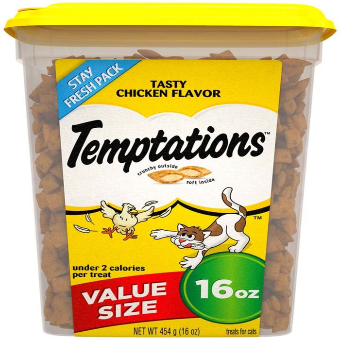 Temptations Classics Crunchy & Soft Adult Cat Treats Creamy Dairy 1ea/6.3 oz - Petsplace.store