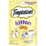 Temptations Kitten Cat Treat Chicken & Dairy 1ea/3 oz - Petsplace.store