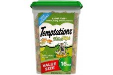 Temptations MixUps Crunchy & Soft Adult Cat Treats Catnip Fever 1ea/16oz. - Petsplace.store