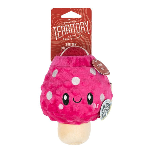 Territory Dog 2 - In - 1 Plush Mushroom 7 Inch - Petsplace.store