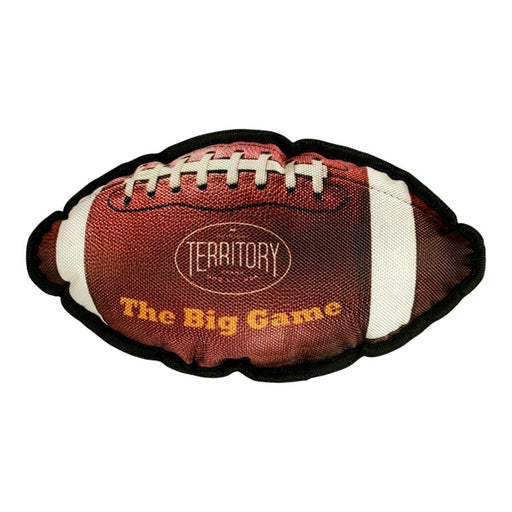 Territory Dog Big Game Football With Squeaker 11 Inch - Petsplace.store