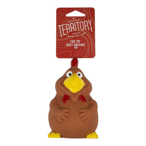 Territory Dog Latex Squeaker Chicken 3.6 Inch - Petsplace.store