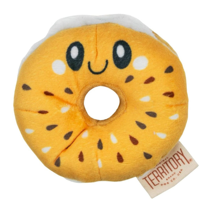 Territory Dog Plush Bagel 4 Inch - Petsplace.store