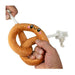 Territory Dog Plush Pretzel 7 Inch - Petsplace.store