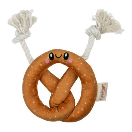 Territory Dog Plush Pretzel 7 Inch - Petsplace.store