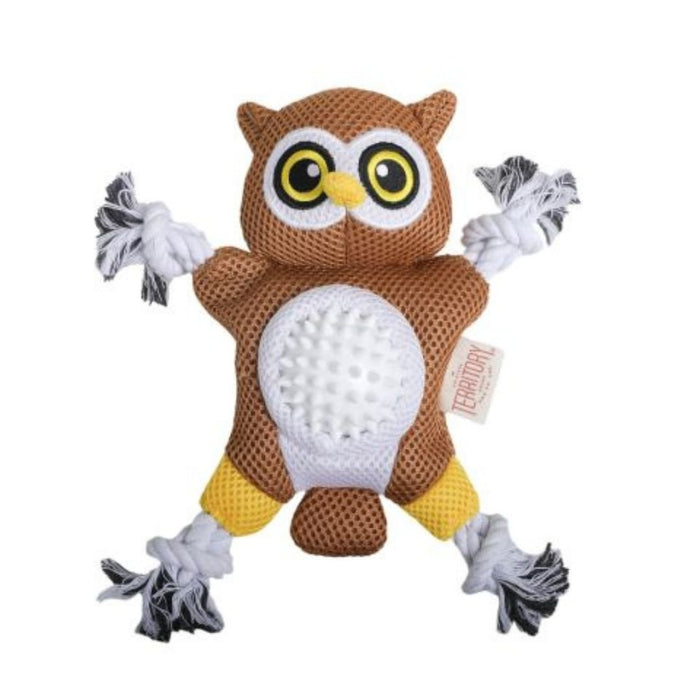 Territory Dog Toy 2 In 1 Owl 10 Inch - Petsplace.store