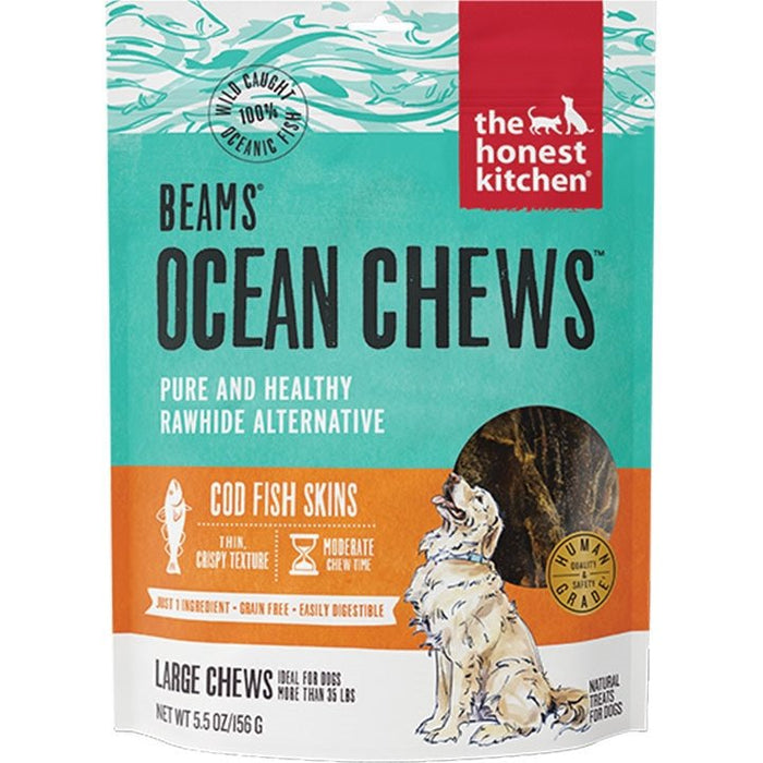 The Honest Kitchen Dog Beams Ocean Chews Cod Large 5.5oz. - Petsplace.store