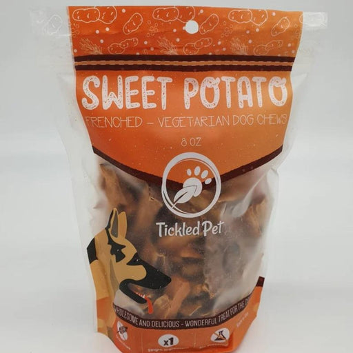 **Tickled Pet Dog 16oz. Sweet Potato Chews Frenched - Petsplace.store