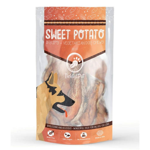 **Tickled Pet Dog 16oz. Sweet Potato Chews Strips - Petsplace.store