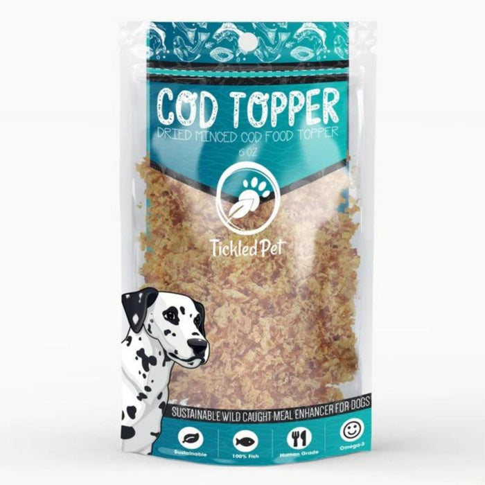 **Tickled Pet Dog 6oz. Cod Topper - Petsplace.store