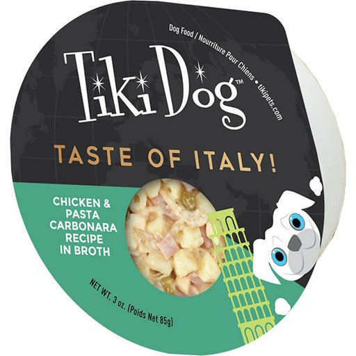 Tiki Pets Dog Gourmet Italy Pork 3oz. (Case of 4) - Petsplace.store