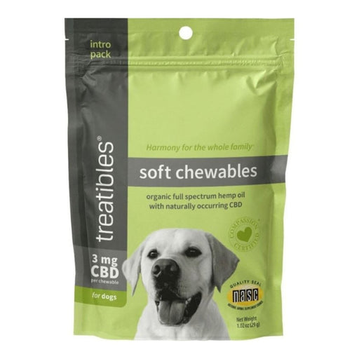 Treatibles Hemp Soft Chewables For Dogs Beef 12 Ct - Petsplace.store