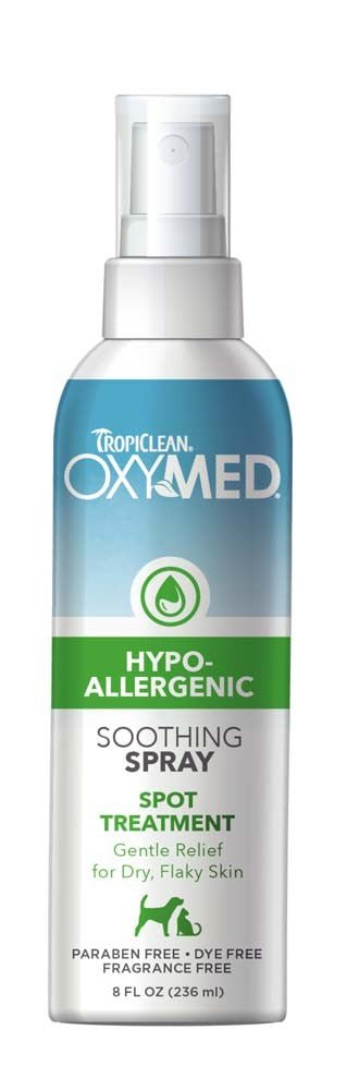 TropiClean OxyMed HypoAllergenic Spray 1ea/8 fl oz - Petsplace.store