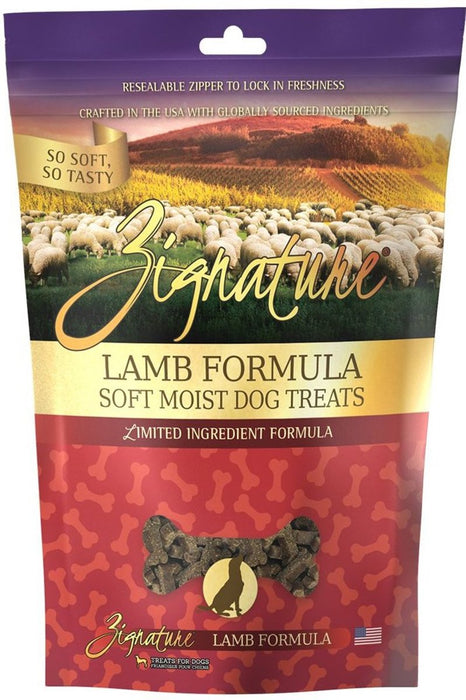 **Zignature Dog 4oz. Lamb Soft Moist Treat - Petsplace.store